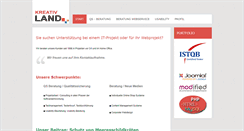 Desktop Screenshot of kreativland.de