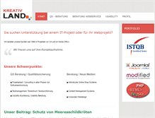 Tablet Screenshot of kreativland.de
